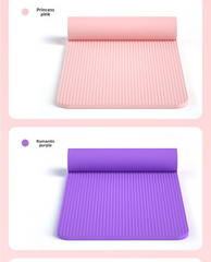 Anti-slip, Thickened, Widened And Lengthened Home Yoga Mat For Men And Women