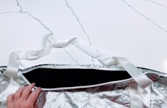 Curves Gym Silver Yoga Mat Bag