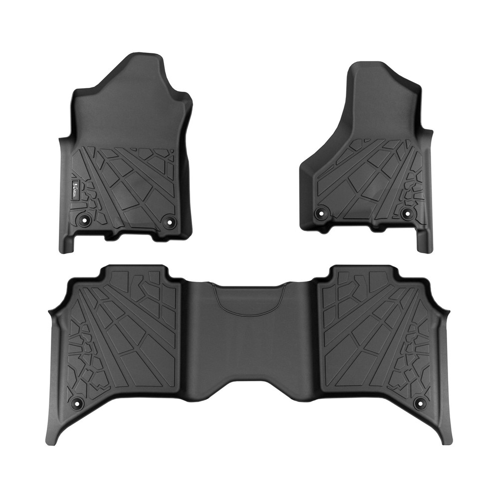 KARPAL Floor Mats for Ram 2500/3500 Crew Cab 2019-2025 2026, TPE All-Weather …