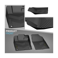 TPE All-Weather Floor Liners Mats Cargo Liners Compatible with Honda Civic Se…
