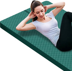 Nuveti Large Exercise Mat – 15Mm/20Mm/30Mm Thick Yoga Mat | Workout Mat for Fitn