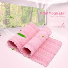 Tikaton Hot Yoga Mat HighDensity Lasting Rebound POE YogaMat Exercise FitnessMat