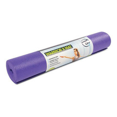 Fitness-Mad Yoga-Mad Warrior II Mat 4mm -Purple -DS