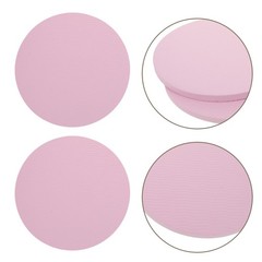 6Pcs Durable Tpe Round Fitness Mat Pink Yoga Knee and Elbow Support Pads