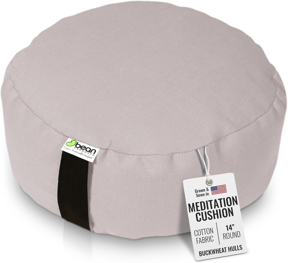 Zafu Meditation Pillows Sitting on Floor Yoga Cushion Cotton/Buckwheat fill US