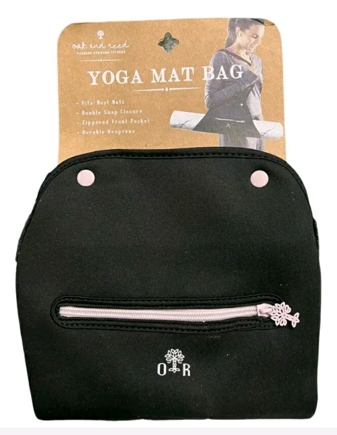 Oak Reed Yoga Mat Bag Neoprene Fits Most Double Snap Closure Carrier Workout