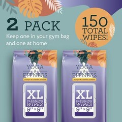 IMPRESA [150 Count] Extra-Large Fitness Equipment Wipes with Durable Cloth Co…