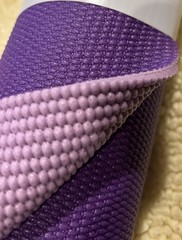 Gaiam Reversible Yoga Mat Purple & Pink 6MM Thick New FREE SHIPPING!!!