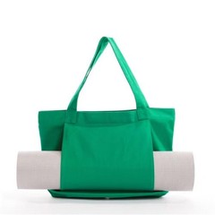 Women Yoga Mat Bag Canvas Tote Sports Gym Pilates Carrier Shoulder Bag