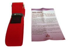 8-Foot Yoga Exercise Stretching Strap Red Clever Yoga NIB