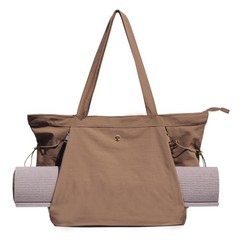 Women Yoga Tote Bag Drawstring Shoulder Carryall Pilates Gym Workout Travel