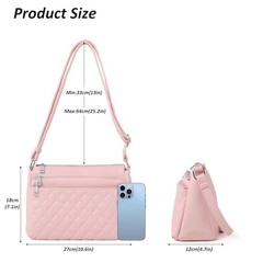 Purses for Women Crossbody Bags for Women Medium Crossbody Purses Light Pink