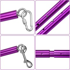Heavy Duty Expandable Pilates Spreader Bar Kit – Supports 200 lbs, Adjustable