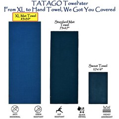Extra Large Hot Yoga Towel for Extra Large Yoga Mats 84×30″ Non Slip & Absorbent