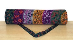 Six Colour Yoga Mat Carrier Bags Hippie Mandala Cotton Bags With Shoulder Strap