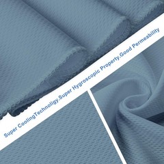 Honoson 120 Pcs Cooling Towel Bulk – Neck Face Cool Chilly Towels Microfiber