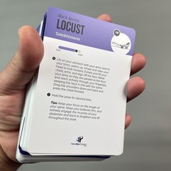 NewMe Fitness Yoga Exercise Cards 70 Pose Deck Workout Guide Beginners