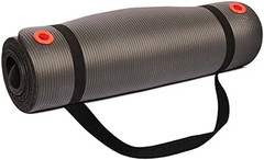 1/2 Inch Non-Slip Exercise Mat with Carry Strap for Men & Women – Thick Foam Sur