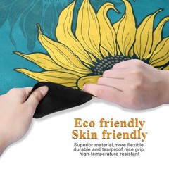 Sunflower Yoga Mat Home Workout Fitness Women Non Slip Storage Bag