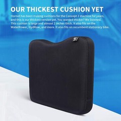 Memory Foam Pad for the Concept 2 Rowing Machine Black