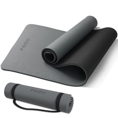 Extra Thick Non-Slip Yoga Mat 10MM – Professional POE for Workout, Pilates & Flo