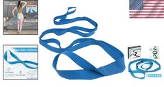Durable Yoga Stretch Strap with 10 Loops – Perfect for Yoga and Physical Therapy