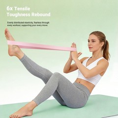 Resistance Bands for Working Out 2-Pack Elastic Exercise Bands for Strength T…