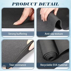 Non-Slip, Waterproof EVA Material Multipurpose Fitness Yoga Mats 10 Pack LEIFIDE
