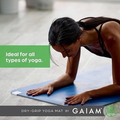 Thick Non-Slip Yoga Mat Hot Yoga Exercise W/ Firm Cushioning & Dry Grip New