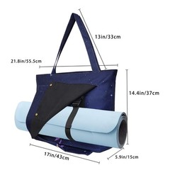 Yoga Mat Bag Yoga Bags and Carriers Fits All Your Stuff Yoga Tote Bag with Zi…