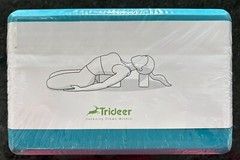Trideer 9″x6″x3″ Yoga Blocks, High Density EVA Foam Blocks 2 Pack