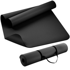 KEEP Extra Thick NBR Yoga Mat for Women & Men, 10mm Thick, 72”x24” Large Exer…
