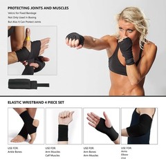 Hanging Punching Bag for Adults, 4ft PU Heavy Unfilled Boxing Bag Set with 10…