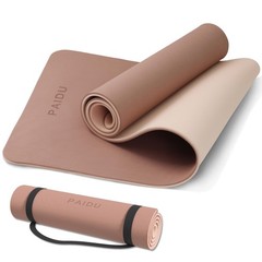 PAIDU Yoga Mat Non Slip Anti-tear,extra thick-2/5 inch（10MM）High R