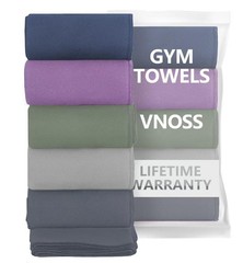Vnoss Microfiber Gym Towels – Quick Dry Highly Absorbing Odor-Free For Women
