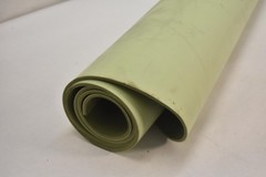 Bala Green Rubber Yoga Mat 71 X 27 In Non-Slip Exercise Fitness Pilates Gym