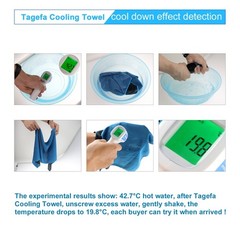 Cooling Towel 20 Pack (40″x12″) Ice Towels, 160GSM Soft Breathable, Super Abs…