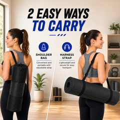 Fitness Training Yoga Mat 72×24 Inch 10mm Thick Exercise Workout Mat