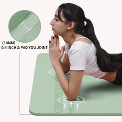 PAIDU Large Yoga Mat-72’x36’x0.4’ Extra Width ＆ Green