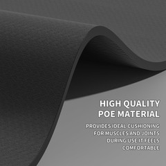 Large Yoga Mat (6’x 4′) – Extra Long and Wide Workout Mat for Men and Women, …