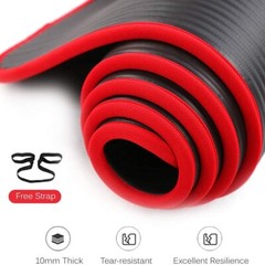 10MM Extra Thick 183cmX61cm Yoga Mats NRB Non-Slip Exercise Mat Fitness Gym