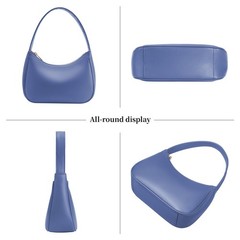 Women’s Shoulder Bags, Small Hobo Tote Elegant Clutch Purse with Zipper Closure