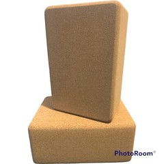 Volcano Cork Yoga Blocks 2 Pack Set And Yoga Strap Set -Cork produced in Port…