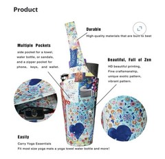 NATURAL LIFE Happy Boho Exercise Shopping Beach Bag Made From Recycled Materials