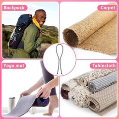 8 Pcs Yoga Mat Straps For Carrying Elastic Yoga Mat Band Storage Yoga Mat Strap