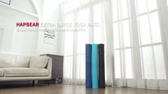 Extra Wide Non-Slip Yoga Mat 72″x36″x6mm for Home Workout & Pilates, Eco-Friendl