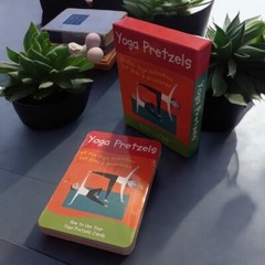 Yoga Pretzels 50 Fun Yoga Poses & Activities for Kids & Grownups Yoga Cards READ
