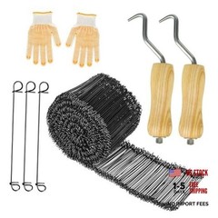 1000Pcs Wire Tie Rebar 6″ Double Loop Reinforcing Steel Bar Ties 16 1000 Pcs