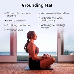 Grounding Mat for Pain Relief, Energy, Balance – Earthing for Home
