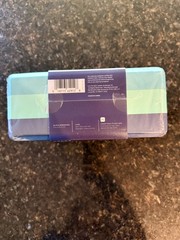 Gaiam Yoga Supportive Foam Block Soft Pilates Meditation Blue 9x6x4 NEW